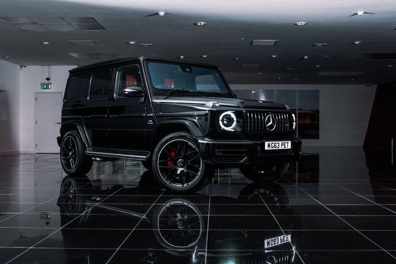 Mercedes G63 AMG Black, Platinum Executive Travel, Available for Hire UK, Hire Car
